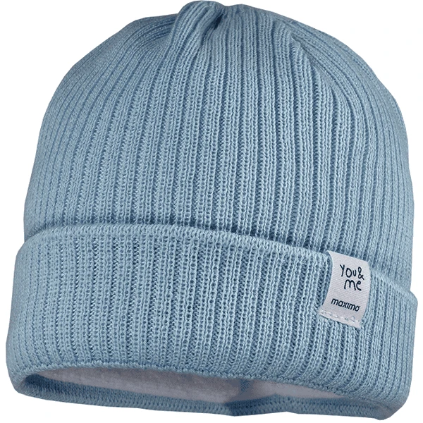 Maximo Beanie Blauw Washed 2 Maximo Beanie Blauw Washed - Afbeelding 2