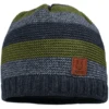Maximo Beanie Blockringle Koolstof Gesmolten/greucarbon