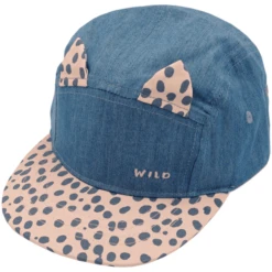 Maximo Cap "Cat" Blauw Stone /dogwood