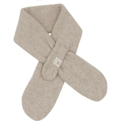 Maximo Insteek Sjaal Fleece Lichtbruin Gevlekt