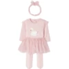 Mayoral Set Van Rokje Tutu En Rompertje Met Haarband Roze
