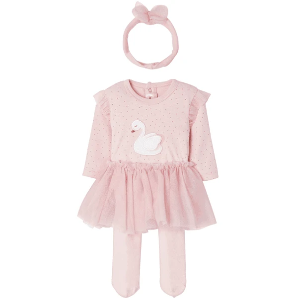 Mayoral Set Van Rokje Tutu En Rompertje Met Haarband Roze 1 Mayoral Set Van Rokje Tutu En Rompertje Met Haarband Roze