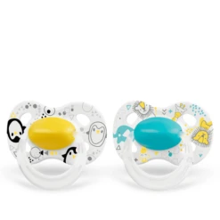 Medela Baby Original Van De 18e Maand DUO Sig Nature 4 Stuks In Geel En Turkoois -Kleintje Luxe medela baby original van de 18e maand duo sig nature 4 stuks in geel en turkoois a310964 2