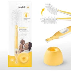 Medela Fles Borstel 2-in-1 -Kleintje Luxe medela fles borstel 2 in 1 a276600 3