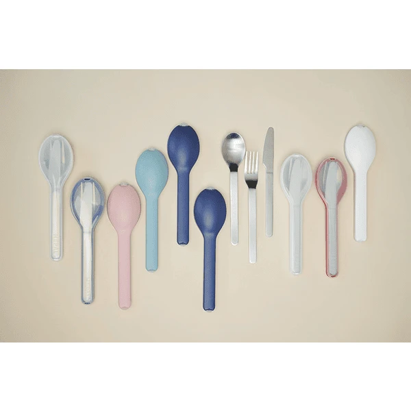 MEPAL Ellipse 3-delige Bestekset - Nordic Roze 4 MEPAL Ellipse 3-delige Bestekset - Nordic Roze - Afbeelding 4