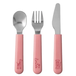 MEPAL Kinderbestekset Mio 3-delig - Dieproze 9 MEPAL Kinderbestekset Mio 3-delig - Dieproze -Kleintje Luxe mepal kinderbestekset mio 3 delig dieproze a319109 4
