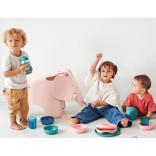 MEPAL Kinderservies Set Mio 6 Stuks - Diep Turquoise 2 MEPAL Kinderservies Set Mio 6 Stuks - Diep Turquoise - Afbeelding 2