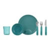 MEPAL Kinderservies Set Mio 6 Stuks - Diep Turquoise