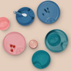 MEPAL Leren Bord Mio - Diep Turquoise -Kleintje Luxe mepal leren bord mio diep turquoise a318977 4