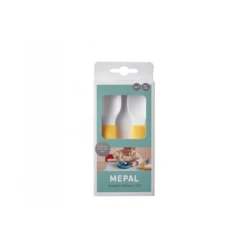 MEPAL Leren Lepel Mio Set Van 2 - Yellow -Kleintje Luxe mepal leren lepel mio set van 2 yellow a319071 2