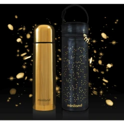 Miniland Deluxe Thermosfles Met Isoleertas Gold 500ml 9 Miniland Deluxe Thermosfles Met Isoleertas Gold 500ml -Kleintje Luxe miniland deluxe thermosfles met isoleertas gold 500ml a265711 4
