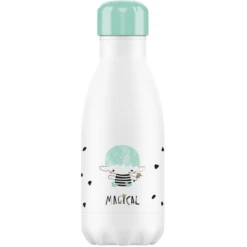 Miniland Geïsoleerde Kinderfles Pixie - 270ml, Wit/blauw -Kleintje Luxe miniland geisoleerde kinderfles pixie 270ml wit blauw a362301 1