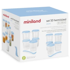 Miniland Opbergdoos Set 10 Hermisized Azuurblauw 7 Miniland Opbergdoos Set 10 Hermisized Azuurblauw -Kleintje Luxe miniland opbergdoos set 10 hermisized azuurblauw a344297 2