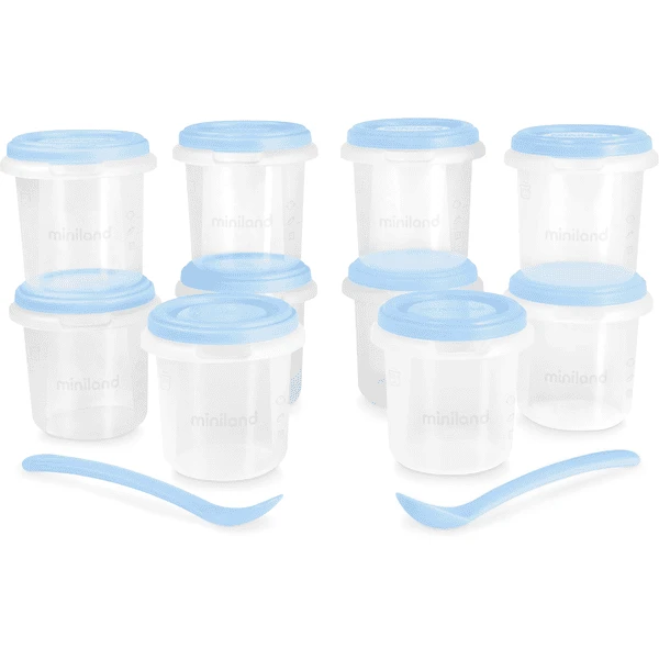 Miniland Opbergdoos Set 10 Hermisized Azuurblauw 1 Miniland Opbergdoos Set 10 Hermisized Azuurblauw