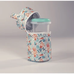 Miniland Pack-2-go Hermisized Voedselcontainer Met Opwarmzak Mediterra -Kleintje Luxe miniland pack 2 go hermisized voedselcontainer met opwarmzak mediterra a295403 2