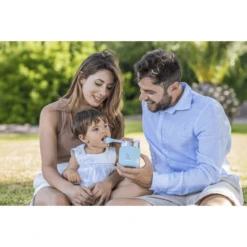 Miniland Picneat Bestek Set Turquoise -Kleintje Luxe miniland picneat bestek set turquoise a260697 3