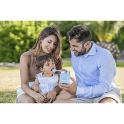 Miniland Picneat Bestek Set Turquoise -Kleintje Luxe miniland picneat bestek set turquoise a260697 4