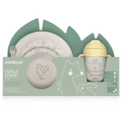 Miniland Servies Naturel Chip -Kleintje Luxe miniland servies naturel chip a344293 2