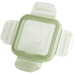 Miniland Set 4 4 NaturSquare 4-delige Set Vierkante Glazen Container Groen -Kleintje Luxe miniland set 4 4 natursquare 4 delige set vierkante glazen container groen a264149 3