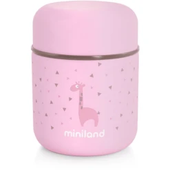 Miniland Silky Food Thermo Minicontainer Pink 280ml