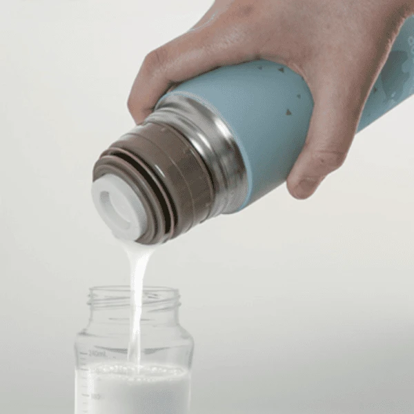 Miniland Silky Thermofles Turquoise 500 Ml 3 Miniland Silky Thermofles Turquoise 500 Ml - Afbeelding 3