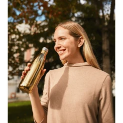 Miniland Thermosfles Deluxe Goud Met Chroom Effect 500 Ml -Kleintje Luxe miniland thermosfles deluxe goud met chroom effect 500 ml a317769 1