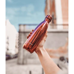 Miniland Thermosfles Deluxe Rosé Met Chroom Effect 500 Ml -Kleintje Luxe miniland thermosfles deluxe rose met chroom effect 500 ml a317770 4