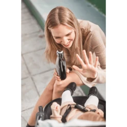 Miniland Thermosfles Deluxe Silver Met Chroom Effect 500ml -Kleintje Luxe miniland thermosfles deluxe silver met chroom effect 500ml a326758 4