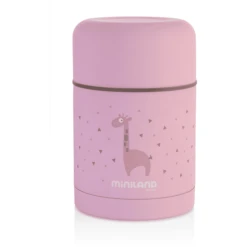 Miniland Zijdeachtige Food Thermo Thermo S-verpakking Pink 600ml