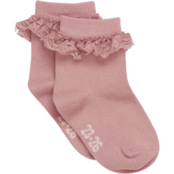 Minymo Baby Sokken Ash Rose -Kleintje Luxe minymo baby sokken ash rose a412600 2