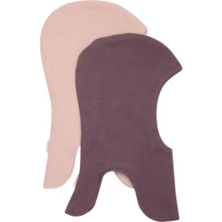 Minymo Bivakmuts 2-pack Oud Misty Rose -Kleintje Luxe minymo bivakmuts 2 pack oud misty rose a412135 2