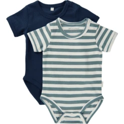 Minymo Korte Mouw 2 Pak Goblin Blauw