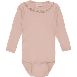 Minymo Lichaam Met Lange Mouwen Misty Rose -Kleintje Luxe minymo lichaam met lange mouwen misty rose a412101 4
