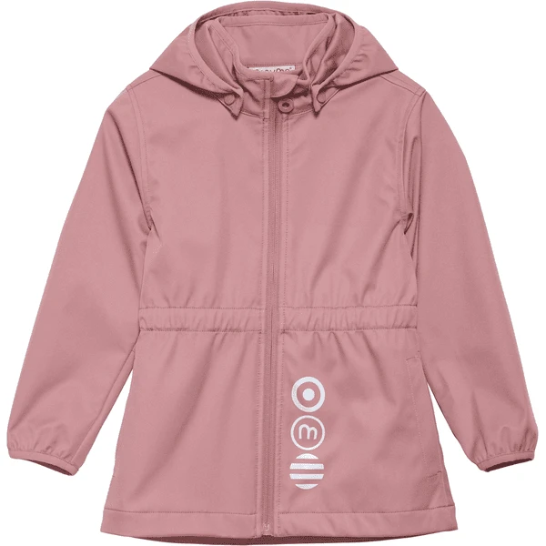 Minymo Old Rose Softshell Jas 1 Minymo Old Rose Softshell Jas