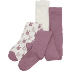 Minymo Panty 2 Pak Orchid Haze -Kleintje Luxe minymo panty 2 pak orchid haze a412124 2