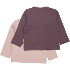 Minymo Shirt Met Lange Mouwen 2-pack Misty Rose -Kleintje Luxe minymo shirt met lange mouwen 2 pack misty rose a412385 4
