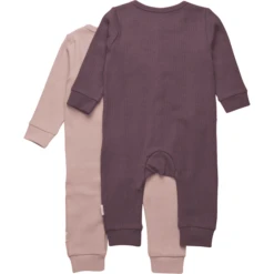 Minymo Slaapoverall 2-pack Misty Rose -Kleintje Luxe minymo slaapoverall 2 pack misty rose a412155 4