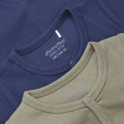 Minymo Sleep Overall 2 Pack Dark Navy -Kleintje Luxe minymo sleep overall 2 pack dark navy a412173 2
