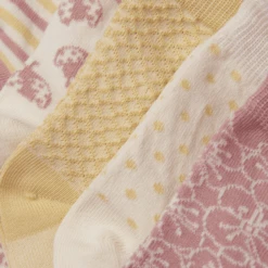 Minymo Sokken 5 Pak Ash Rose -Kleintje Luxe minymo sokken 5 pak ash rose a412105 3