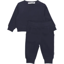 Minymo Sweat Set Donker Marine -Kleintje Luxe minymo sweat set donker marine a412147 2