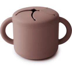 Mushie Bewolkt Mauve Snack Cup