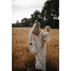 Mushie Dummy Houder, Gedroogde Tijm -Kleintje Luxe mushie dummy houder gedroogde tijm a399490 2