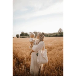 Mushie Dummy Houder, Powder Blauw -Kleintje Luxe mushie dummy houder powder blauw a399500 2