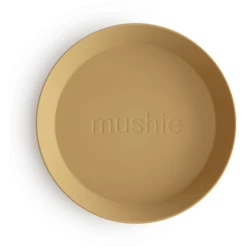 Mushie Kom 2 Stuks, Mosterd -Kleintje Luxe mushie kom 2 stuks mosterd a399222 2