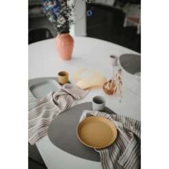 Mushie Kom 2 Stuks, Mosterd -Kleintje Luxe mushie kom 2 stuks mosterd a399222 3