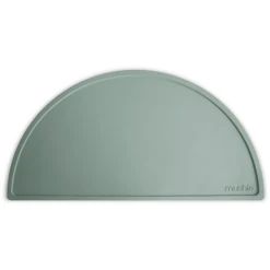 Mushie Placemat Silicone, Cambridge Blauw -Kleintje Luxe mushie placemat silicone cambridge blauw a399008 4