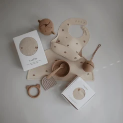 Mushie Placemat Silicone, Regenboog -Kleintje Luxe mushie placemat silicone regenboog a399016 2