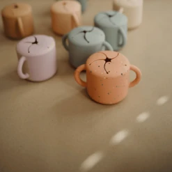 Mushie Snack Beker Natural -Kleintje Luxe mushie snack beker natural a399429 2