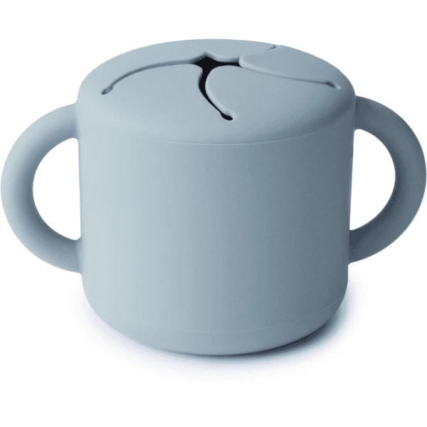 Mushie Snackbeker, Powder Blauw 5 Mushie Snackbeker, Powder Blauw - Afbeelding 5