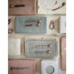 Mushie Soother Chain Halo, Cloudy Mauve -Kleintje Luxe mushie soother chain halo cloudy mauve a399535 3